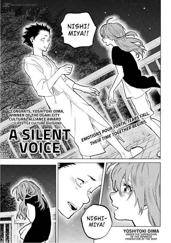 Read A Silent Voice Manga Online