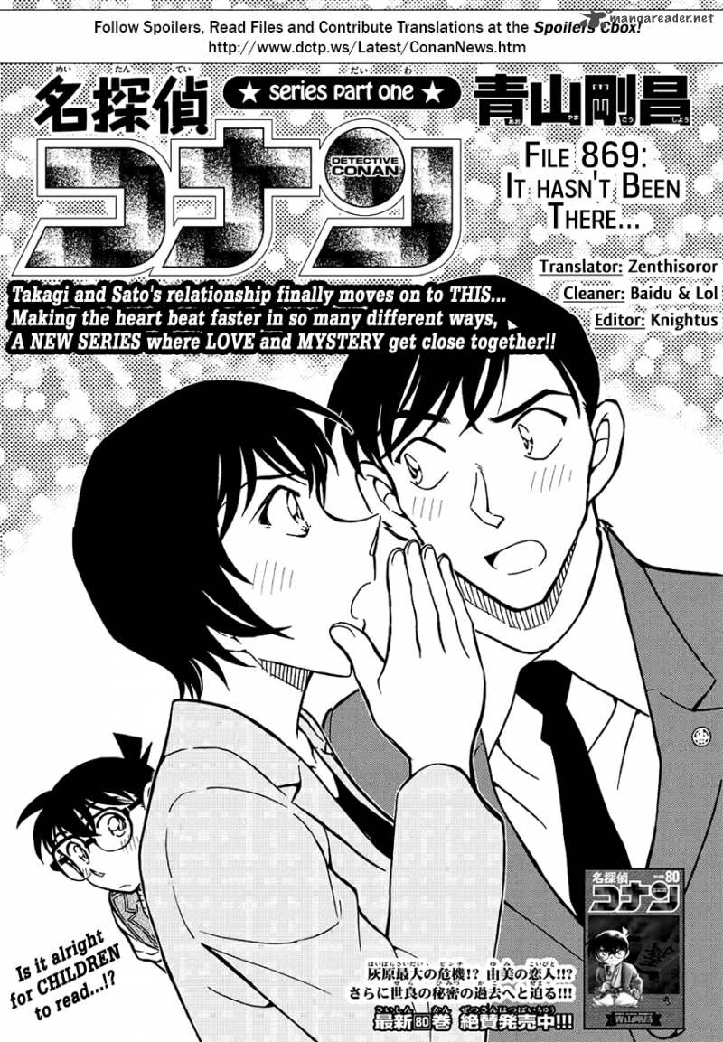 Read Case Closed Manga Online