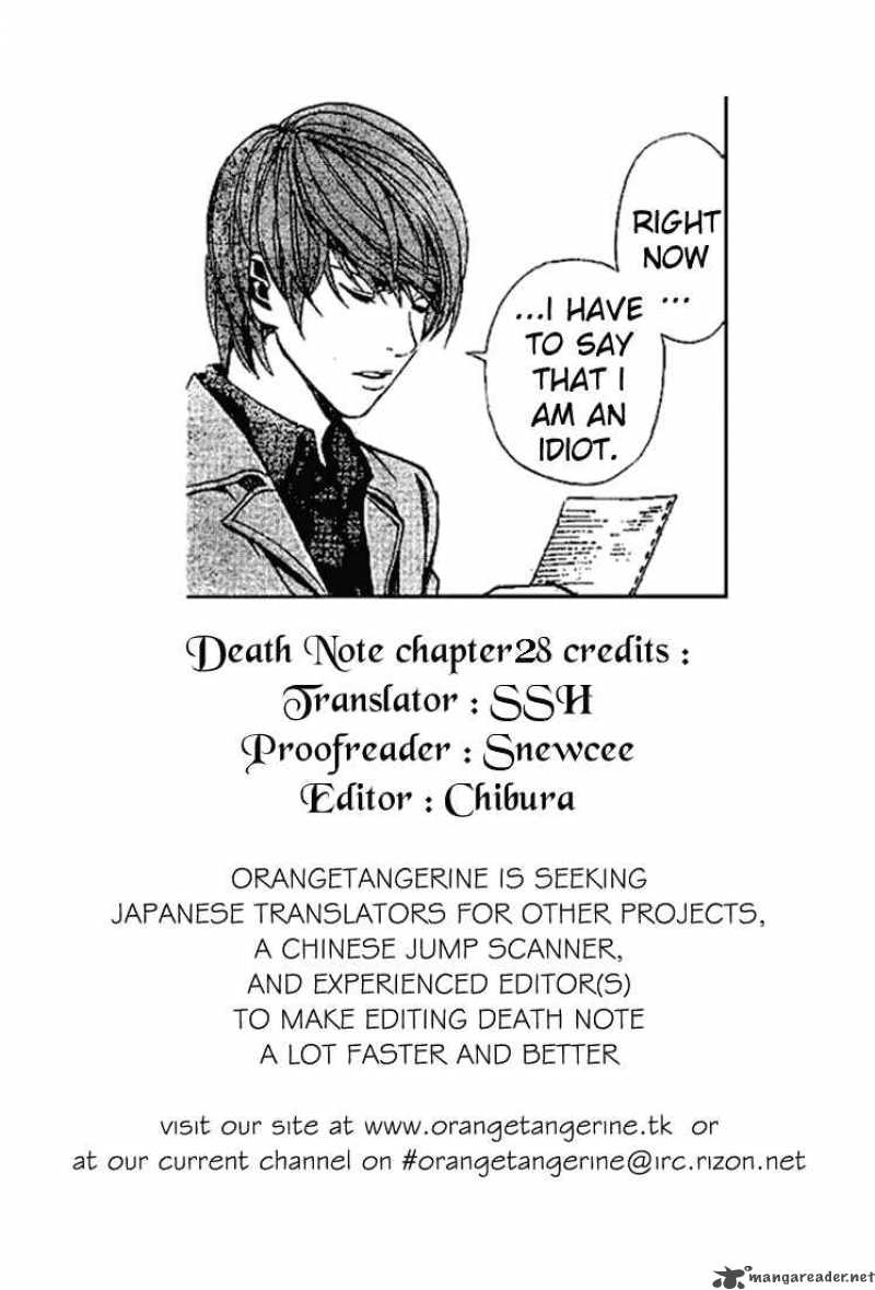 Read Death Note Manga Online