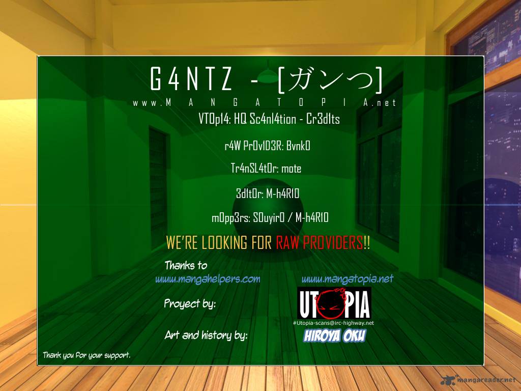 Read Gantz Manga Online