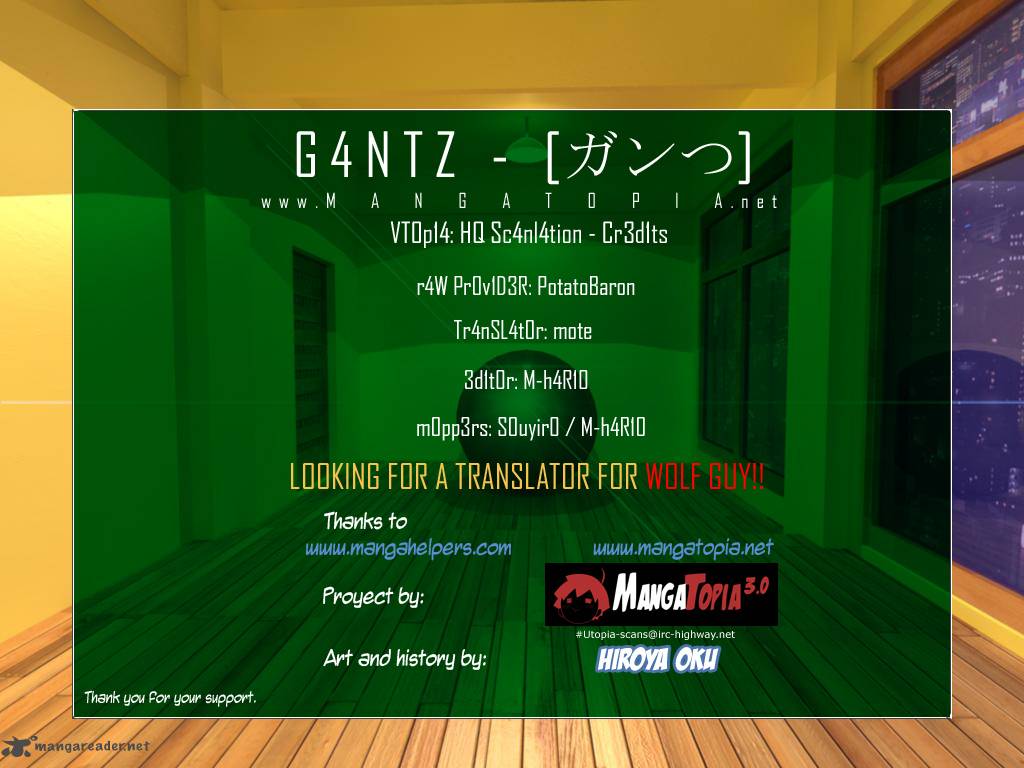 Read Gantz Manga Online