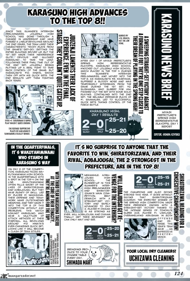 Read Haikyu!! Manga Online