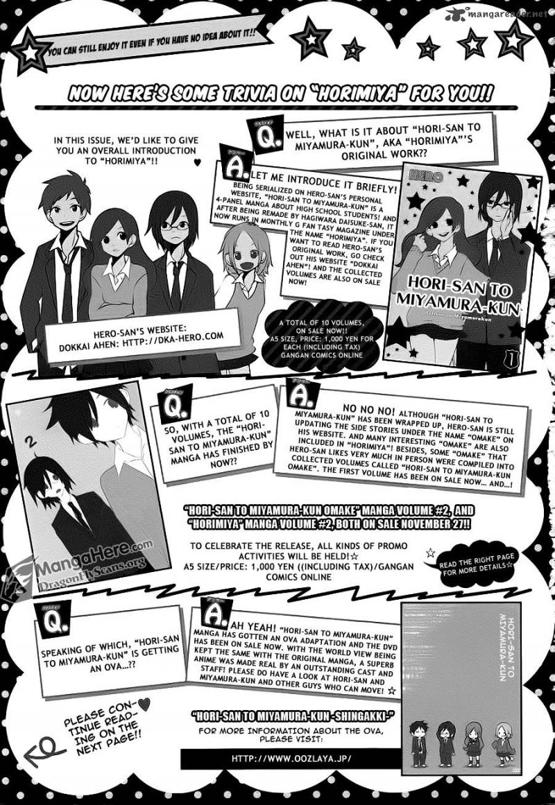 Read Horimiya Manga Online