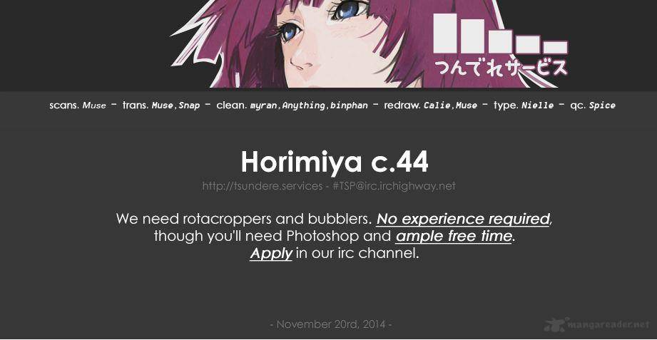 Read Horimiya Manga Online
