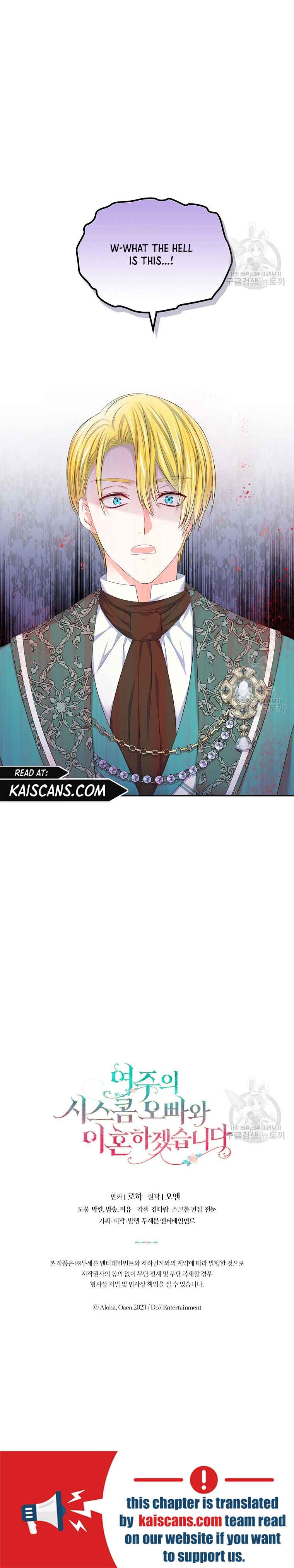 Read I Will Divorce the Female Lead’s Siscon Brother Manga Online