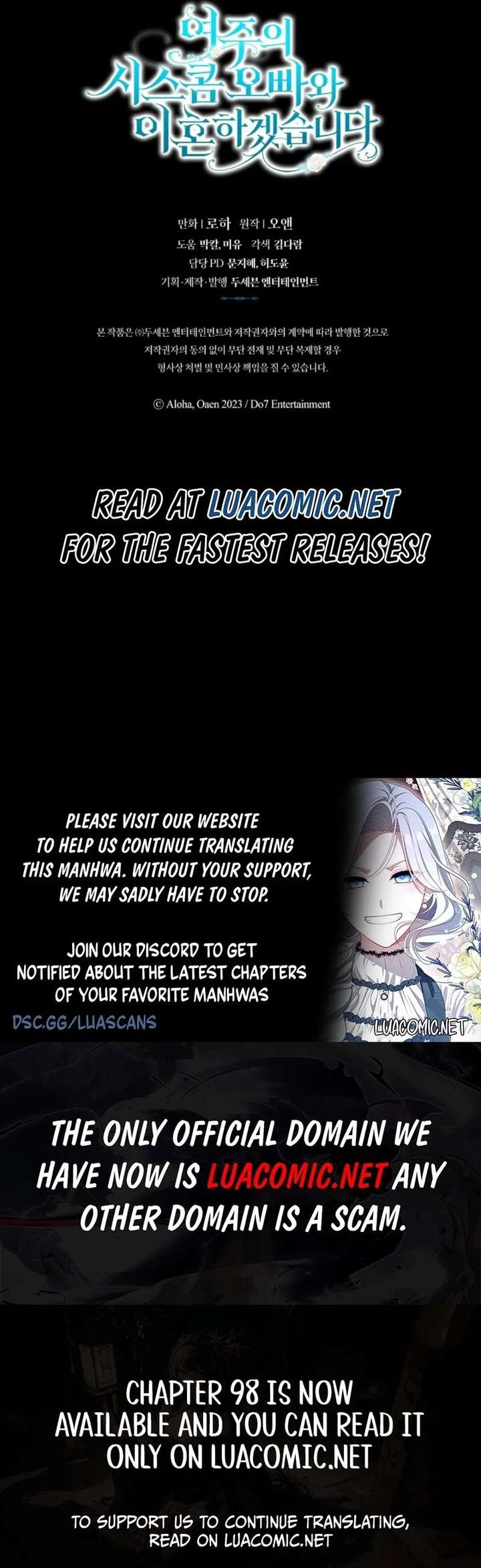 Read I Will Divorce the Female Lead’s Siscon Brother Manga Online