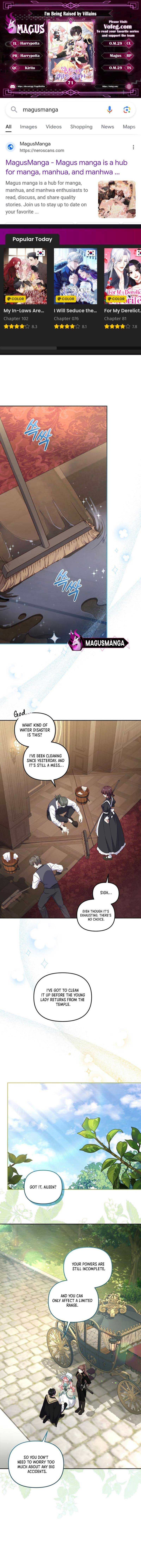 Read I’m Being Raised by Villains Manga Online