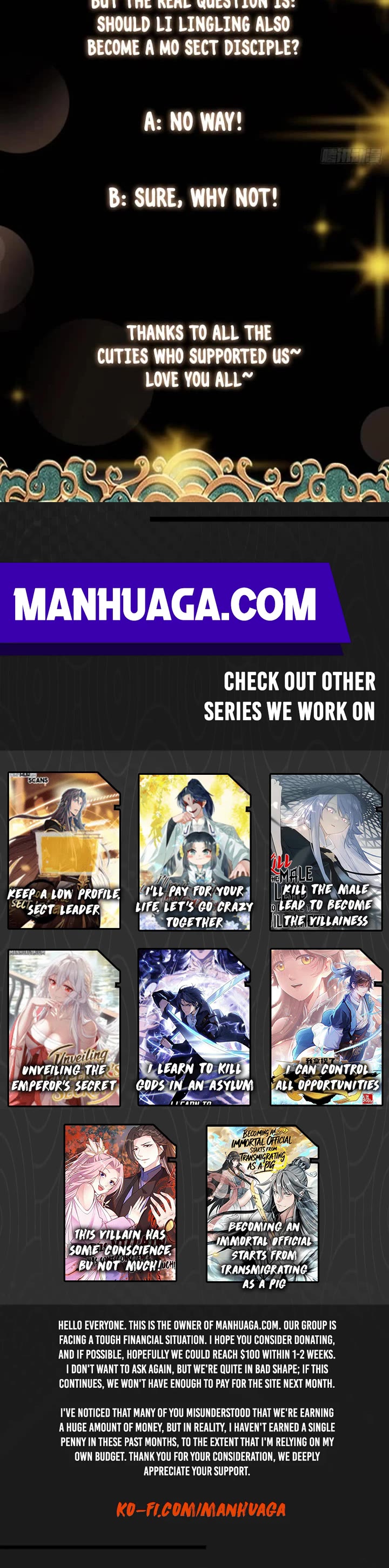 Read Keep a Low Profile, Sect Leader Manga Online