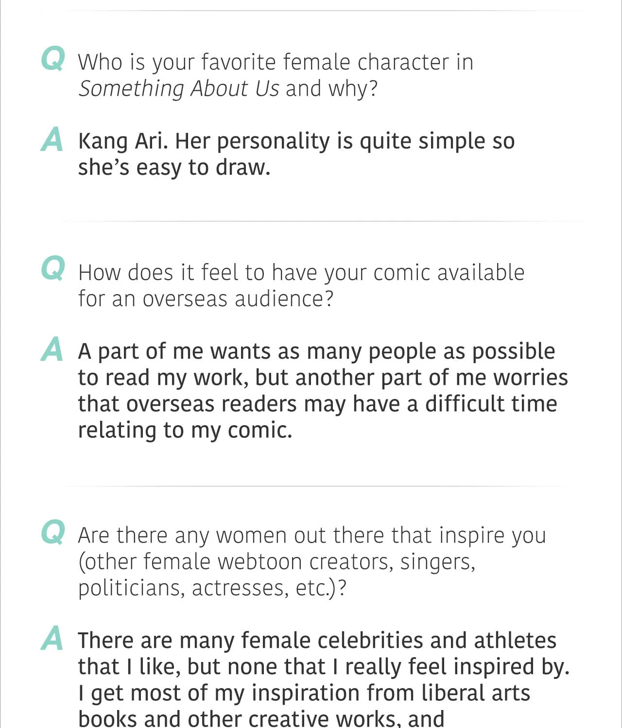 Read Something About Us Manga Online
