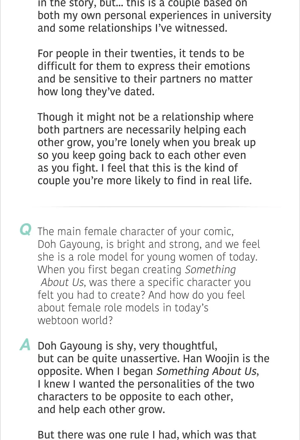 Read Something About Us Manga Online