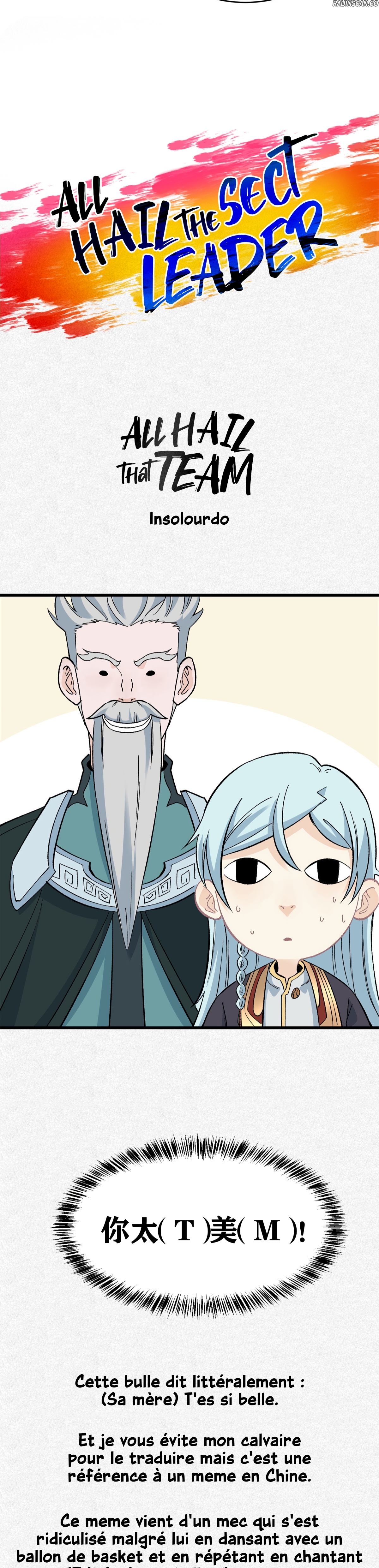Read All Hail the Sect Leader FR Manga Online