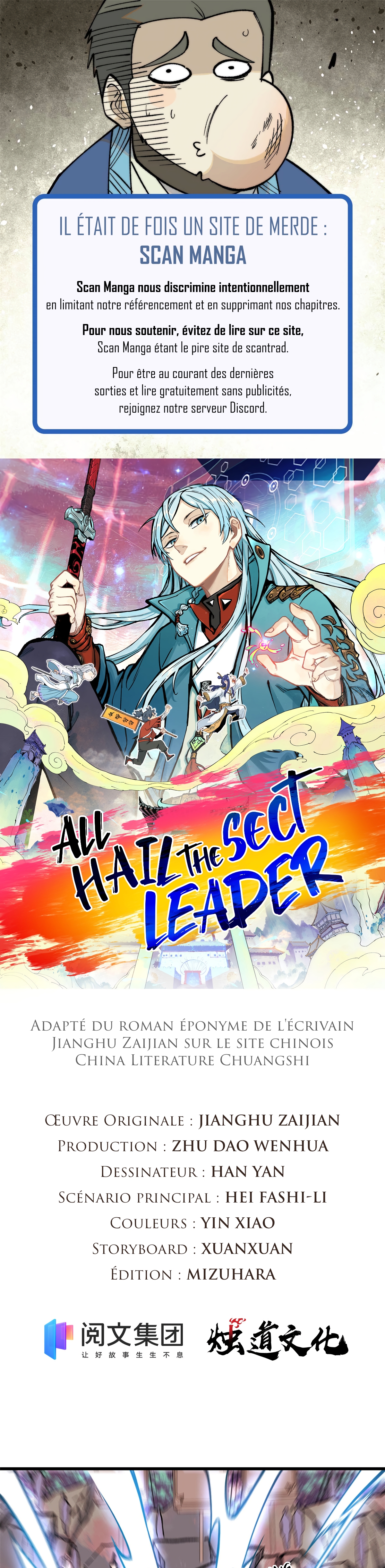 Read All Hail the Sect Leader FR Manga Online