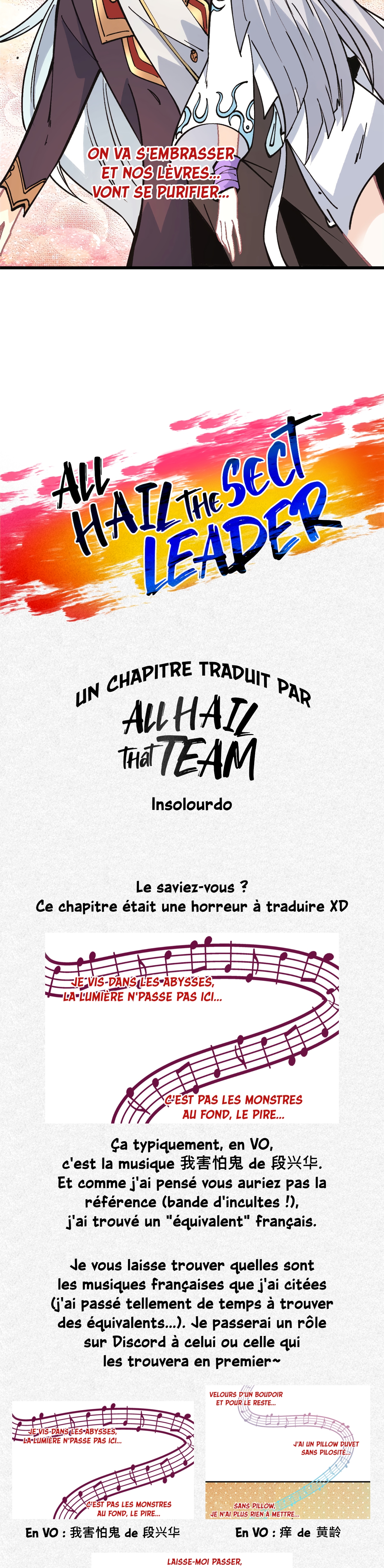 Read All Hail the Sect Leader FR Manga Online