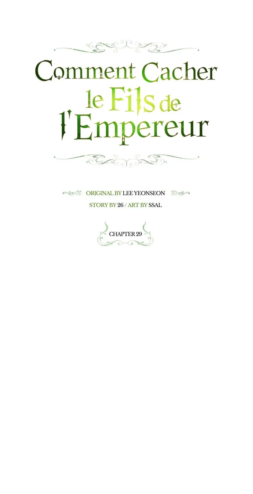 Read Comment cacher le fils de l’empereur Manga Online