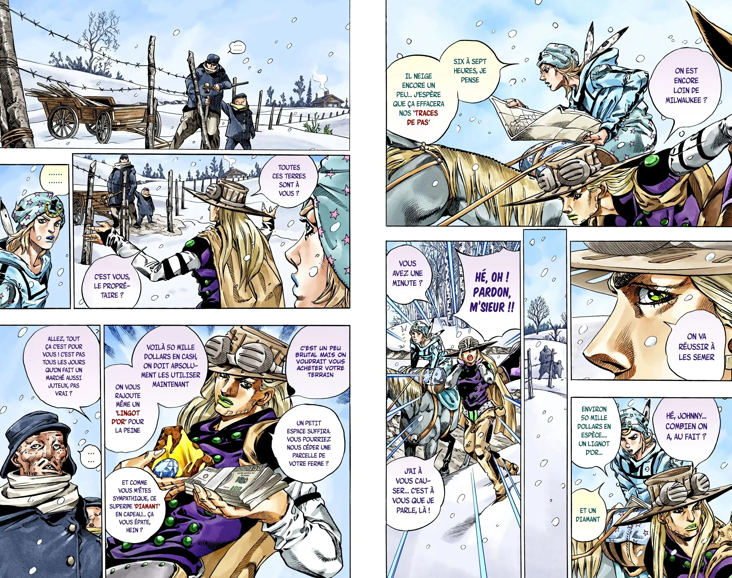 Read JoJo’s Bizarre Adventure Steel Ball Run FR Manga Online