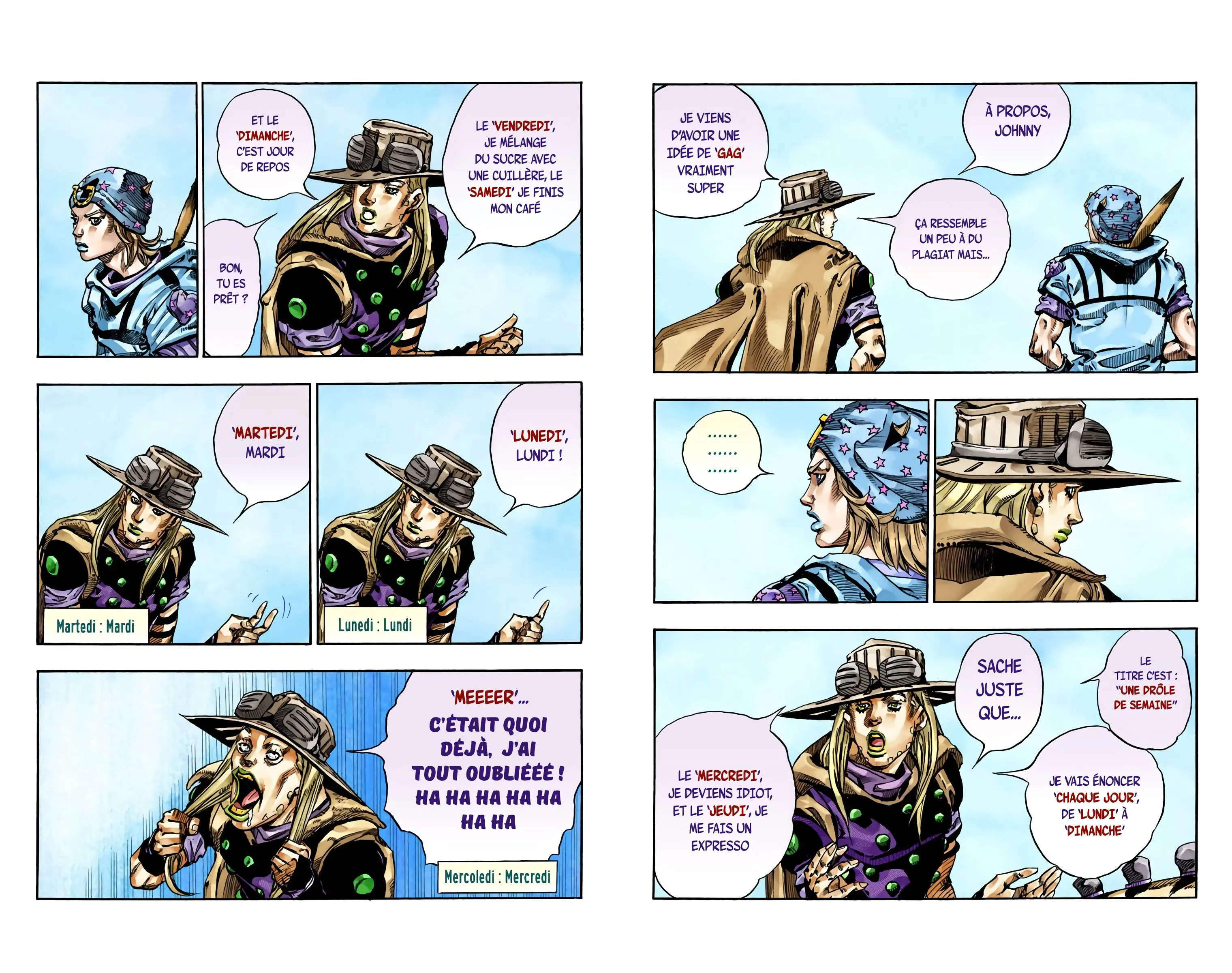 Read JoJo’s Bizarre Adventure Steel Ball Run FR Manga Online