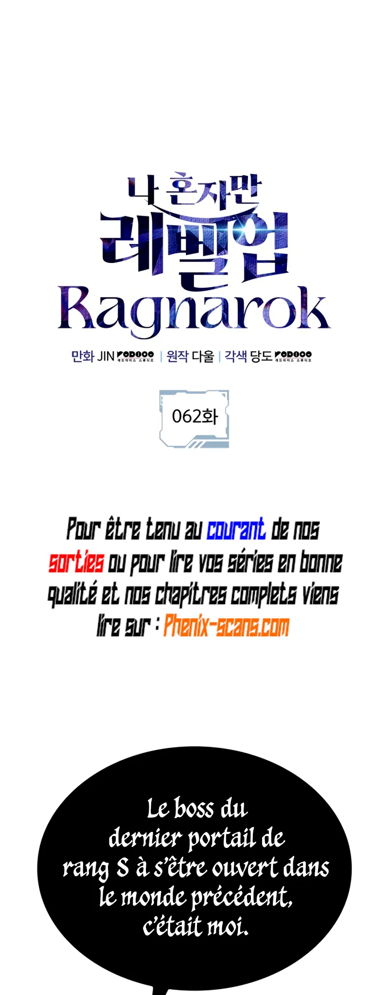Read Solo leveling _ Ragnarok FR Manga Online